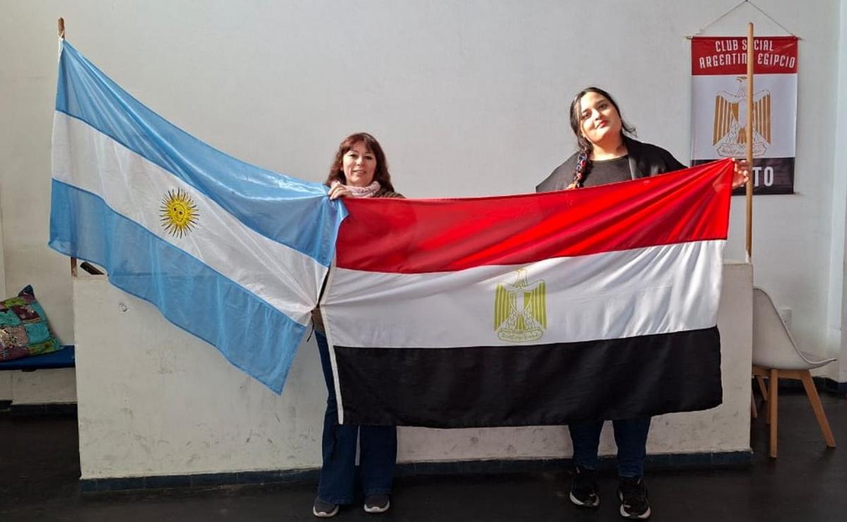 Egipcios en la ciudad de Rosario.