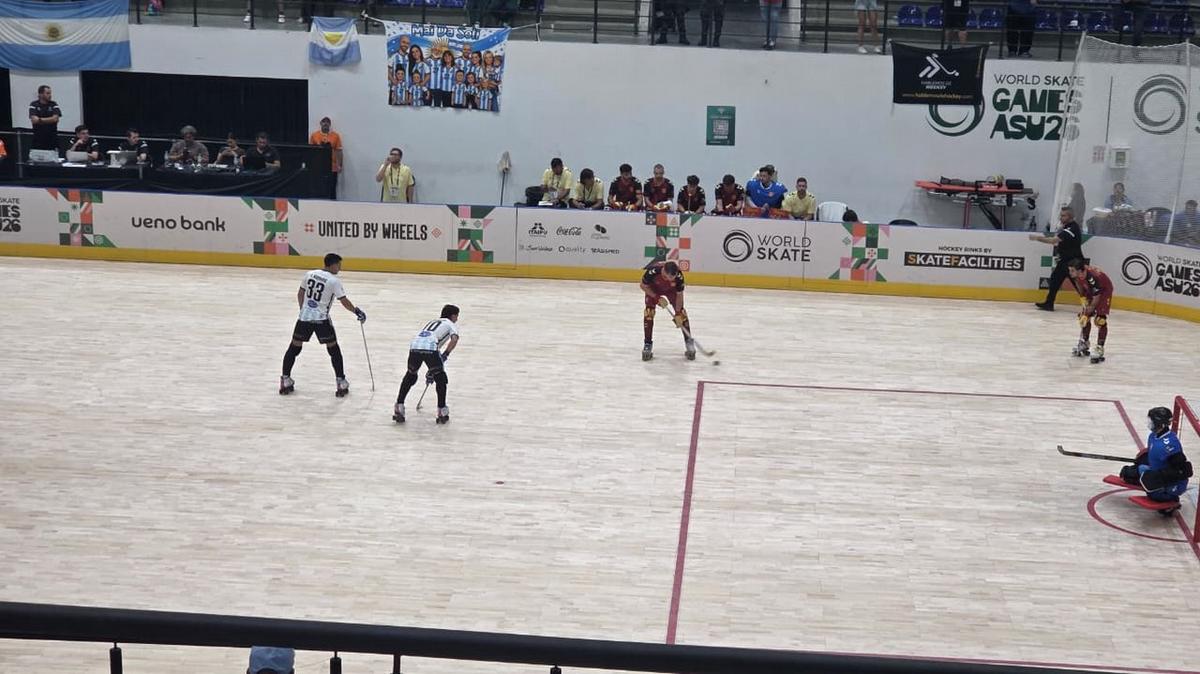 Argentina venció a España y pasó a la final del Mundial de Hockey sobre Patines.