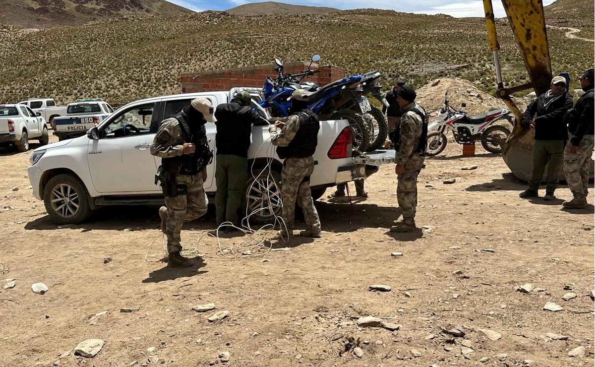 FOTO: Desbarataron una banda que extraía oro de forma ilegal en Jujuy.