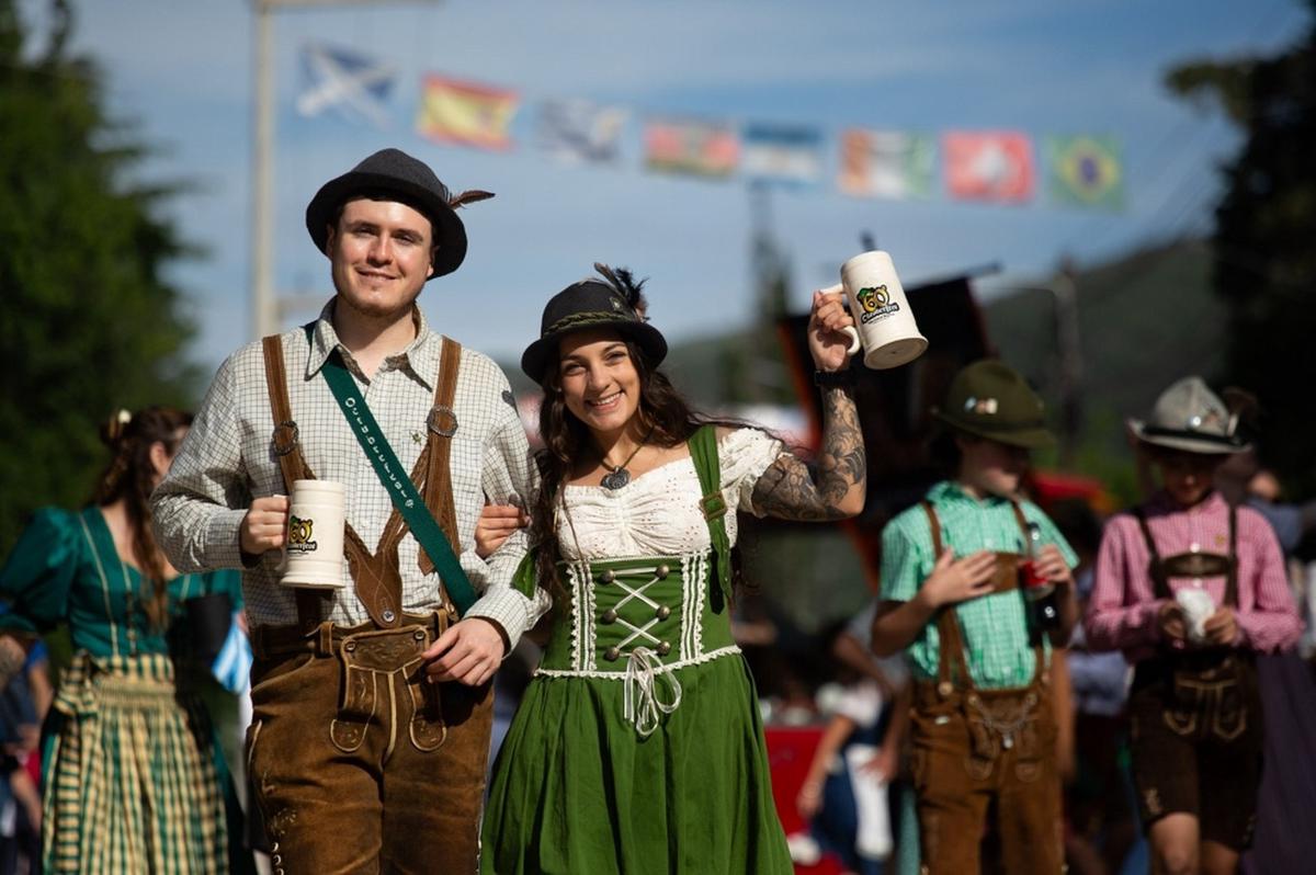 La Oktoberfest en Villa General Belgrano, uno de los principales eventos.