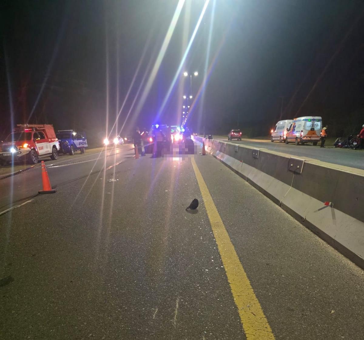 Un hombre falleció al accidentarse en la ruta provincial E-53. (Foto: Policía)