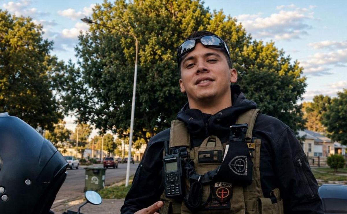El policía asesinado.