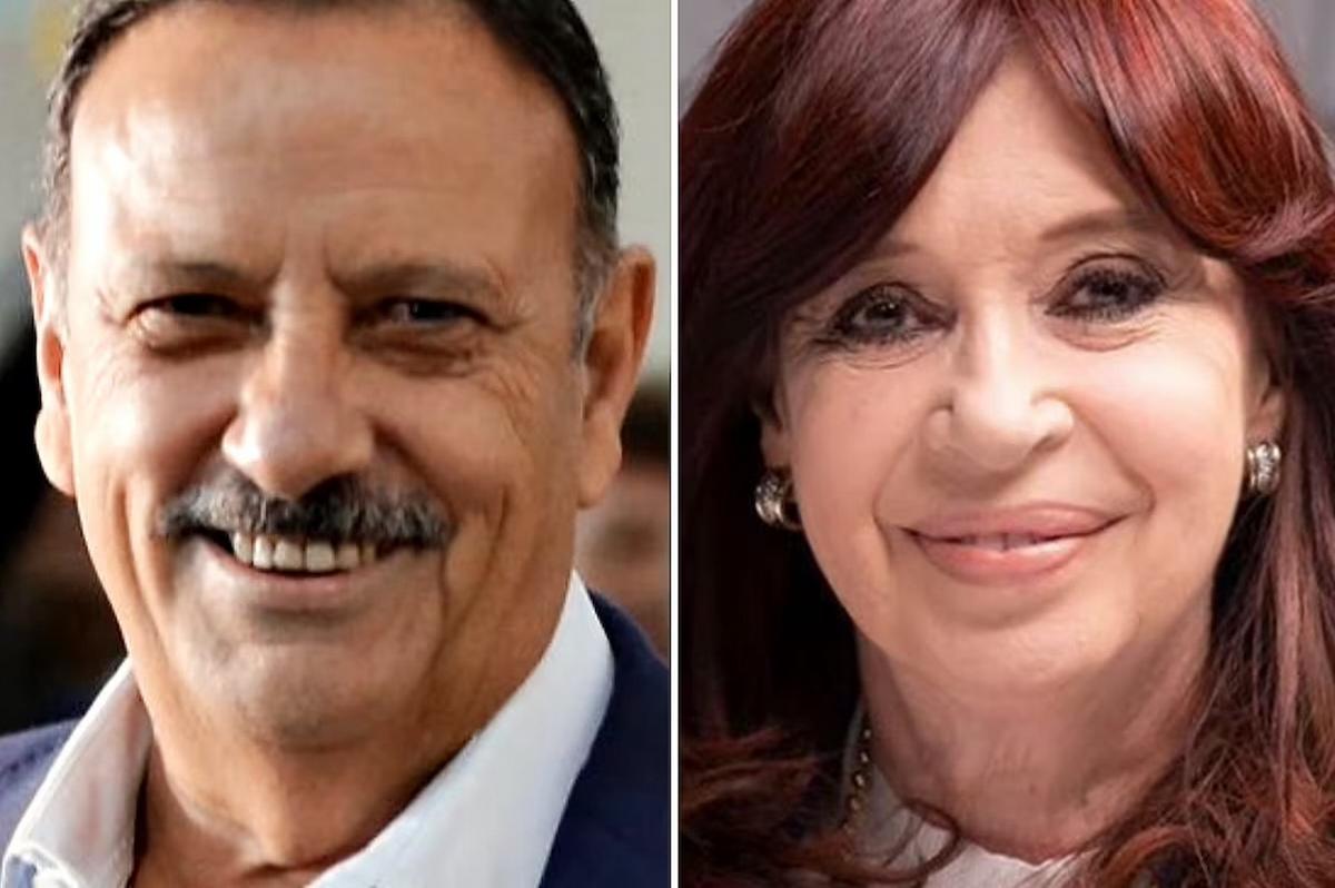 FOTO: Cristina Kirchner envió un mensaje a Quintela y lo invitó a reunirse con ella