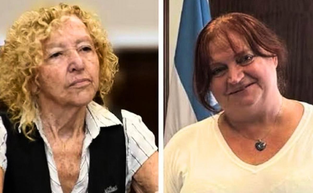 Las detenidas Nélida Agustina Bisio y Gabriela Mantecón Fumadó.