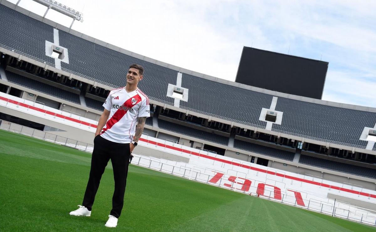 FOTO: Martínez Quarta, de vuelta en River. (Foto:Prensa River)