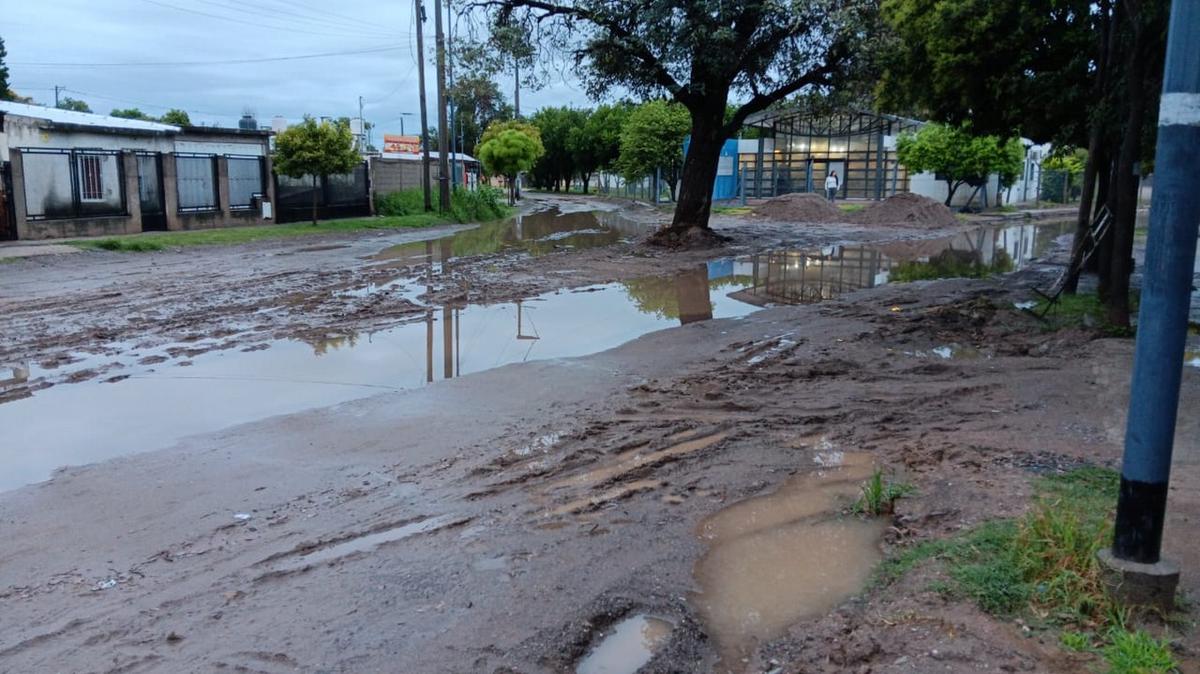 Barrio Liceo Tercera Sección, otra vez con problemas tras las lluvias.