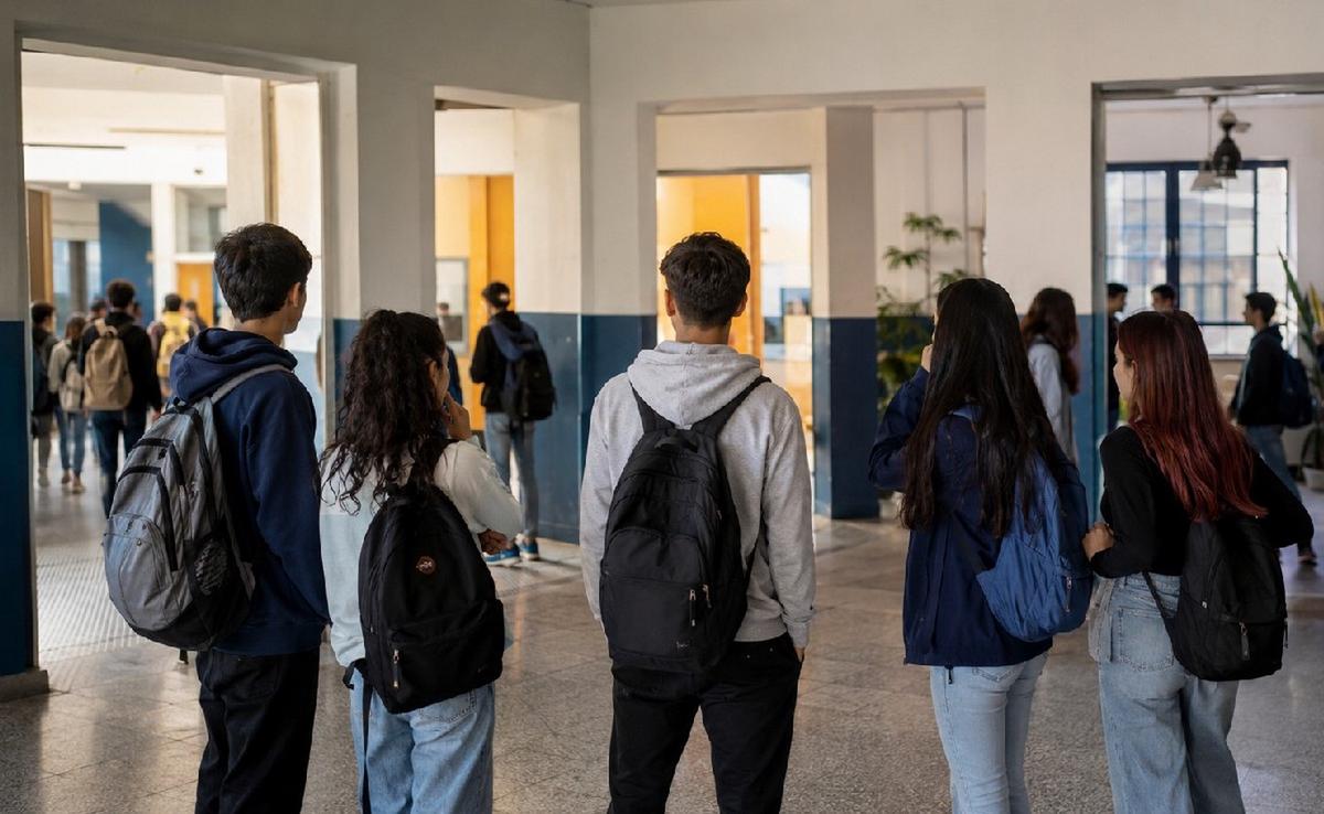 El 52% de los adolescentes argentinos no sabe de qué quiere trabajar. (Foto generada con IA)
