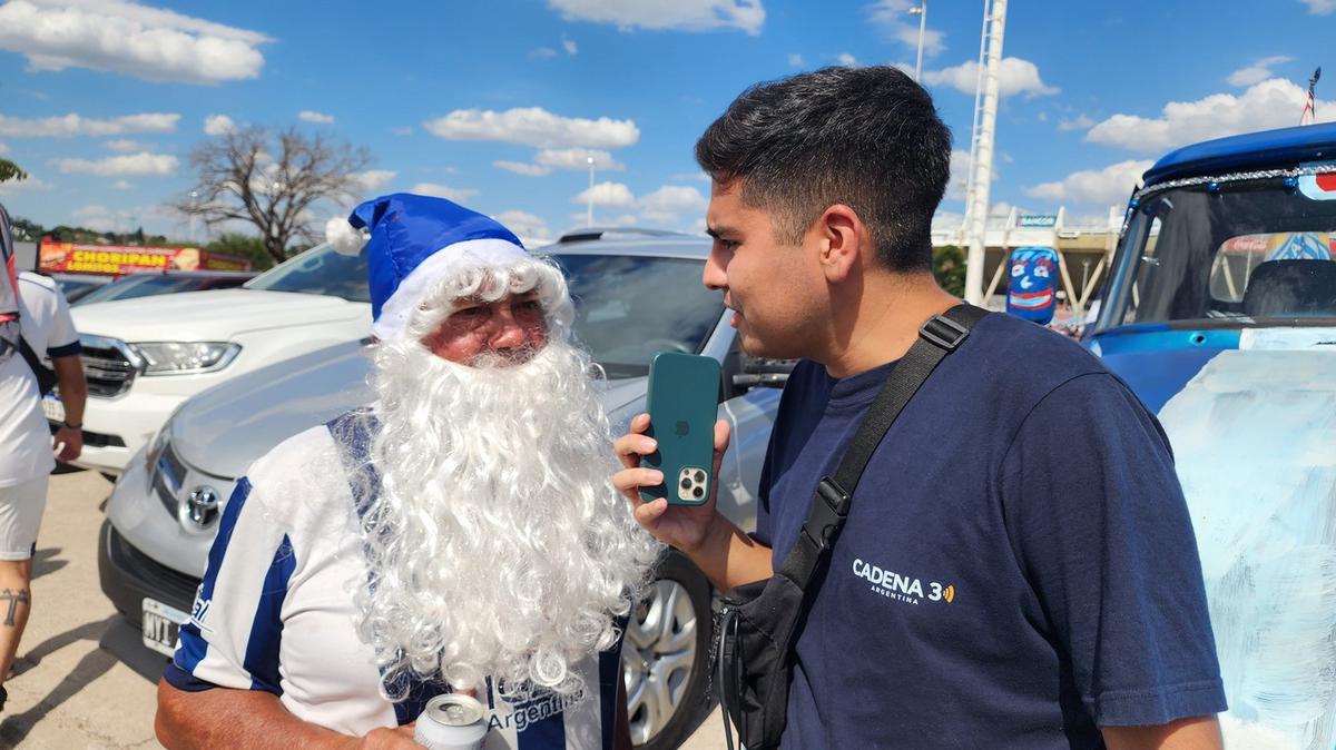 FOTO: El Papá Noel hincha de Talleres