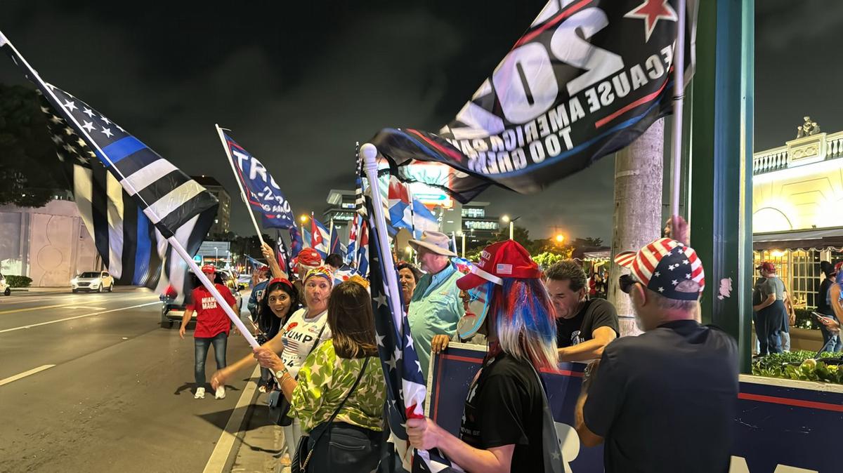 FOTO: Euforia en las calles de Miami.