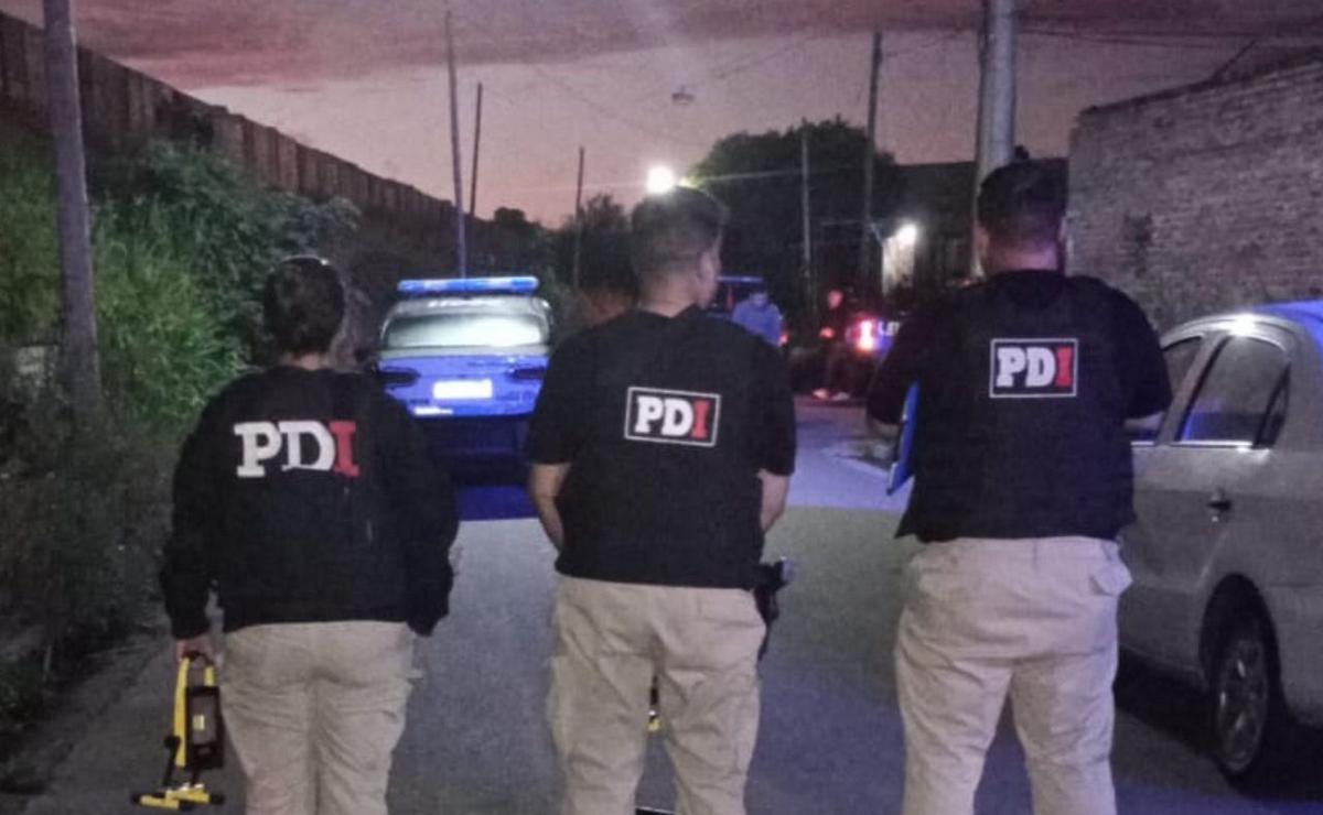 FOTO: La Policía de Investigaciones (PDI) en la escena del hecho.