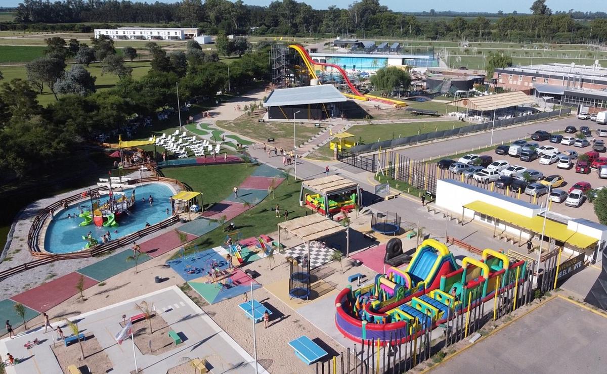 Parque acuático y aéreo