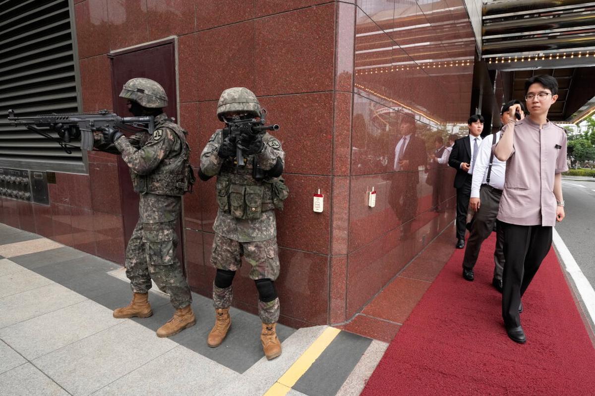 Reducción de ejercicios militares de Surcorea y EEUU