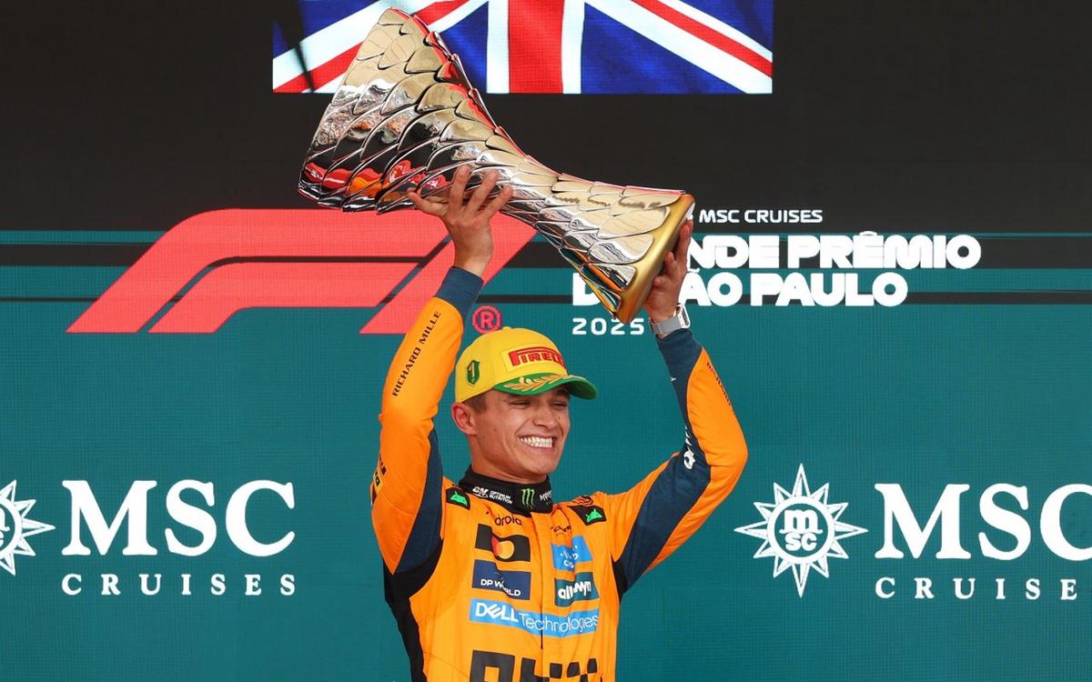 Norris cierra un fantático paso por Brasil con otra victoria