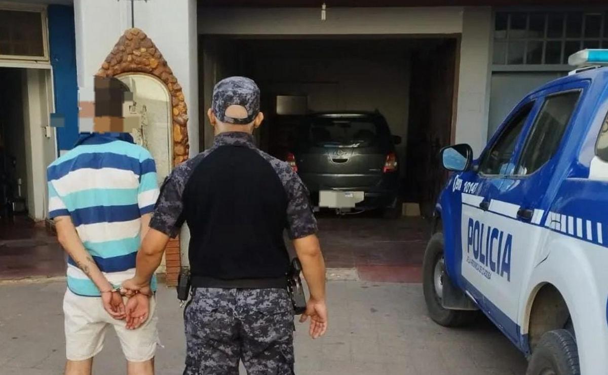 El joven de 22 años fue detenido.