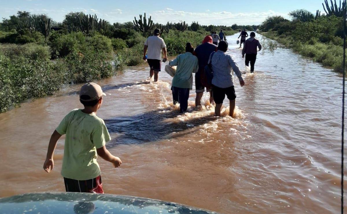 Graves inundaciones en Santiago del Estero.