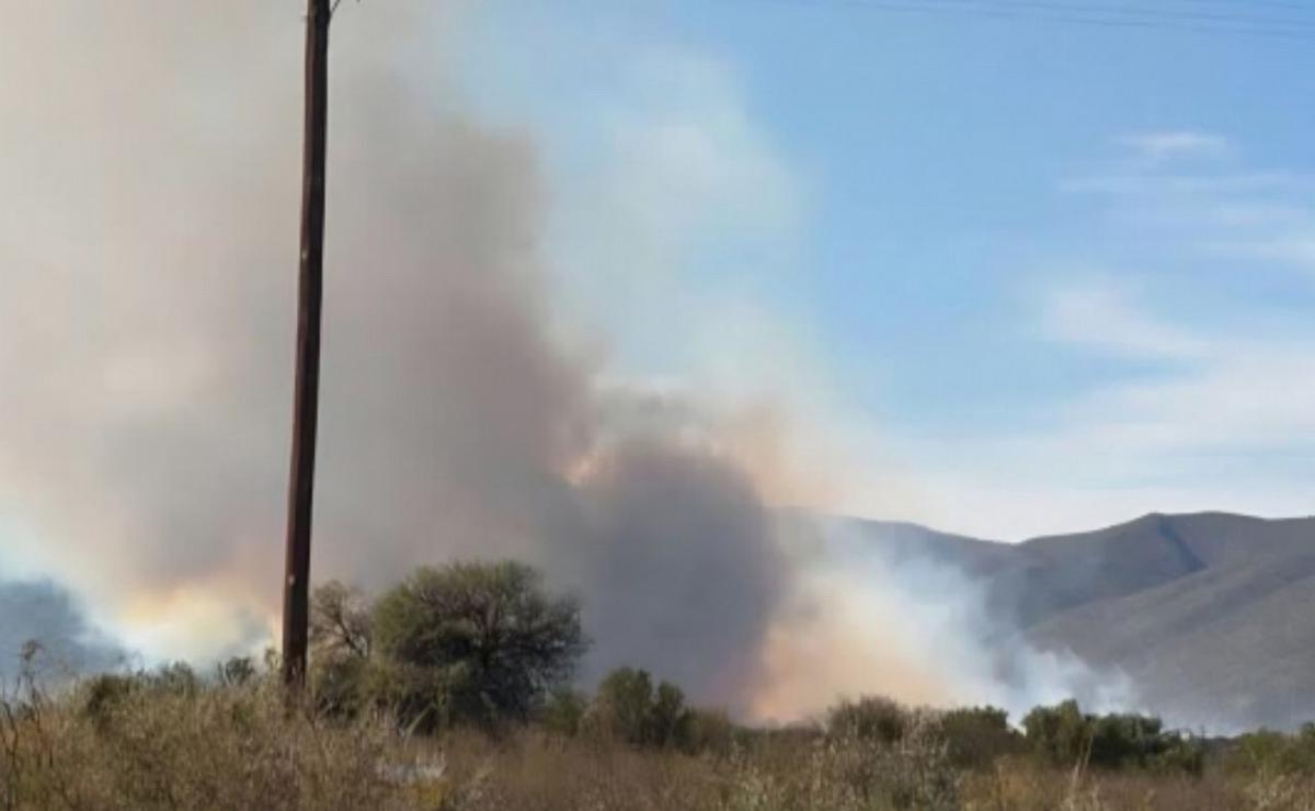 Incendio en el Valle de Punilla: hay corte total de la Ruta 38. (Gentileza: Punilla Informa)