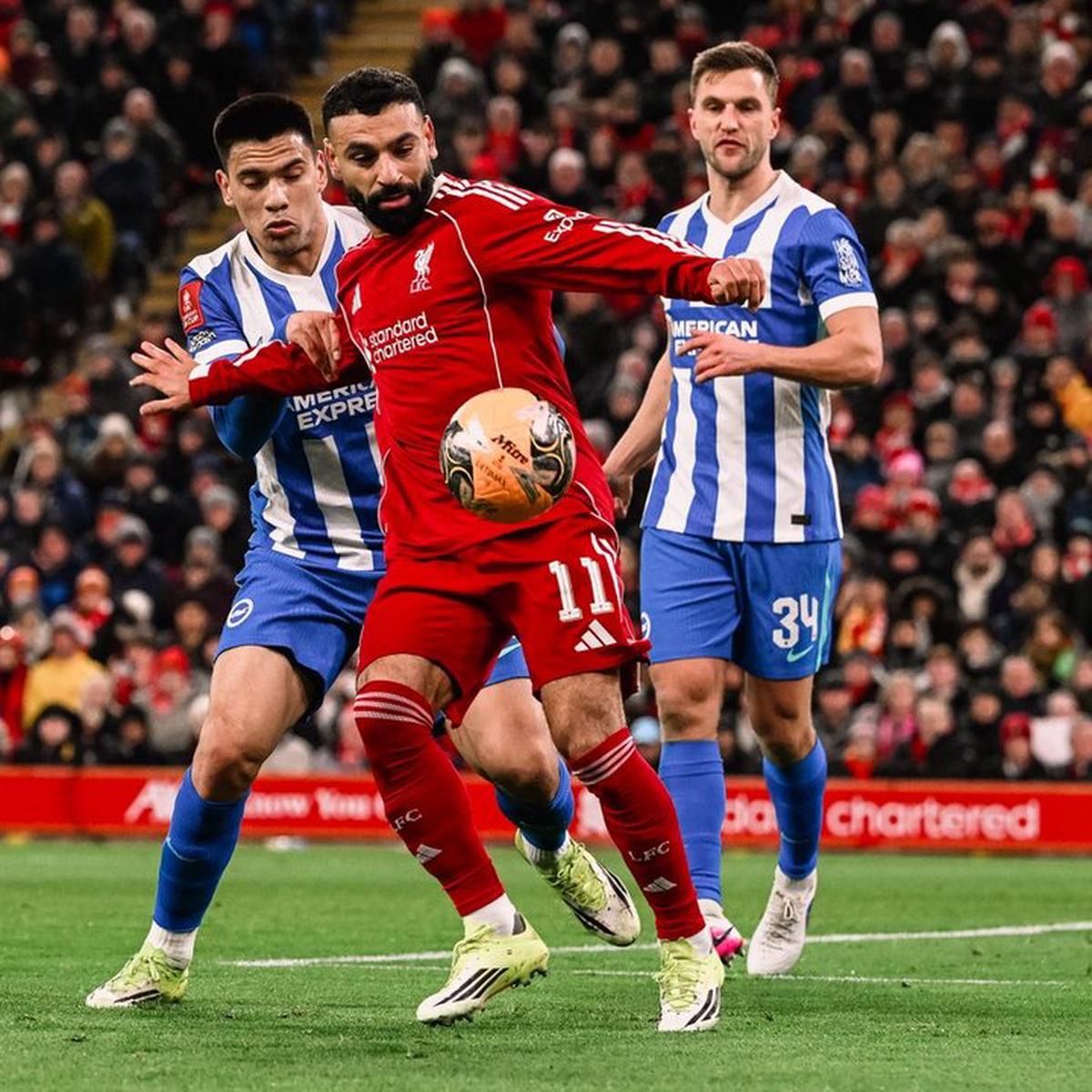 Liverpool se impuso ante Brighton y avanzó de ronda en la FA Cup