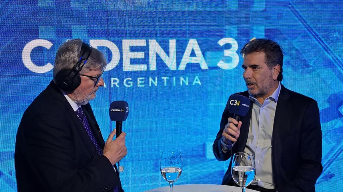 Cristian Ritondo, con Cadena 3 en la cena anual del CIPPEC.