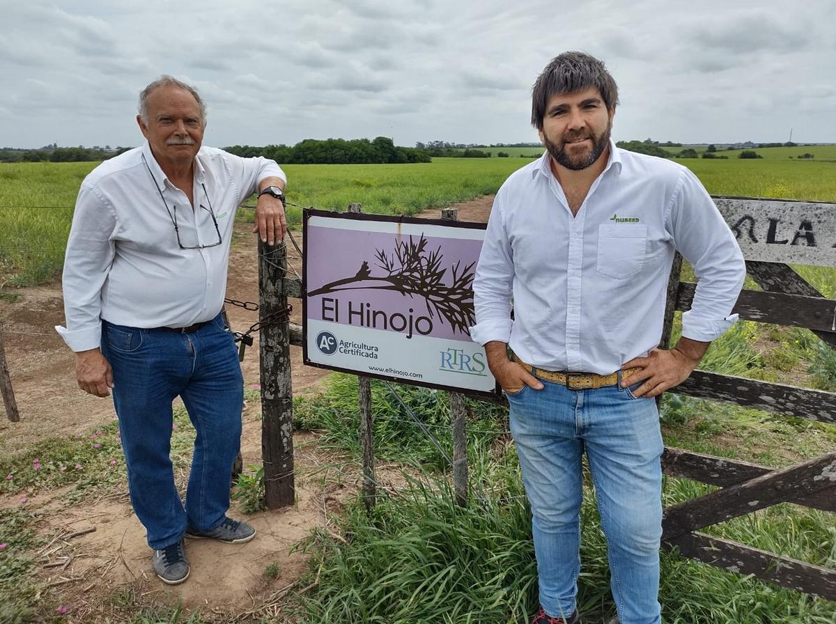 FOTO: Asesoramiento 24/7. Maag y Ocampo confían en un cultivo con mucho para ofrecer. 