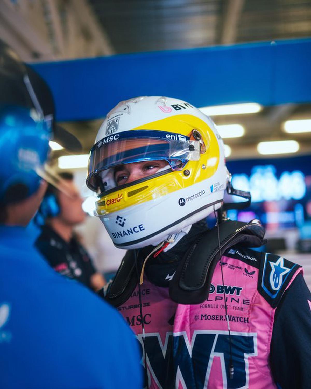 Franco Colapinto en la previa del GP de México.