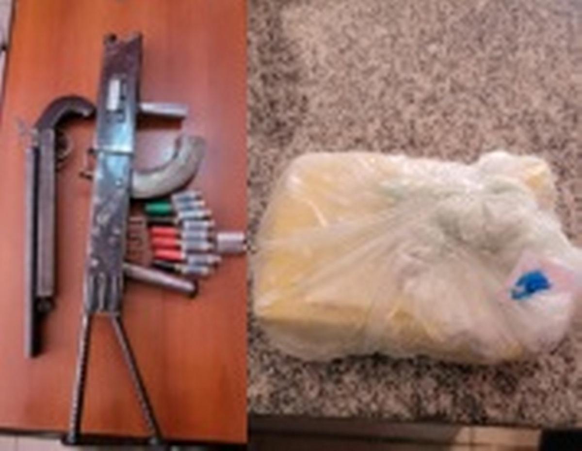 Lo secuestrado en barrio Autódromo. (Policía)