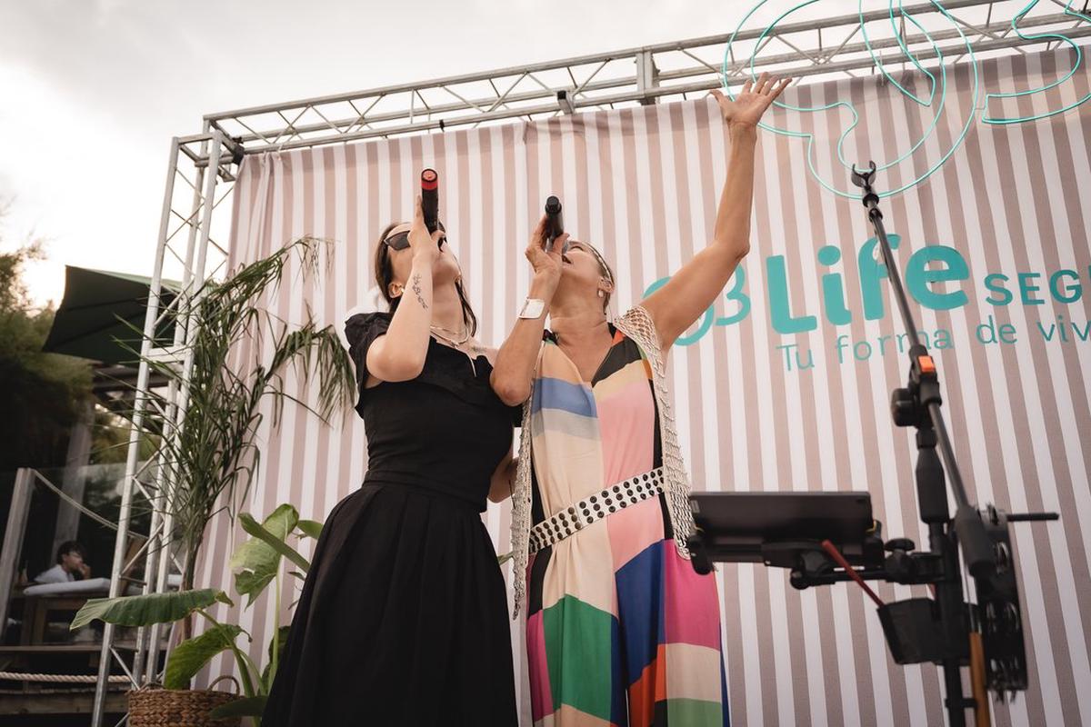 Hilda Lizarazu y Mía Folino (Agencia NA)