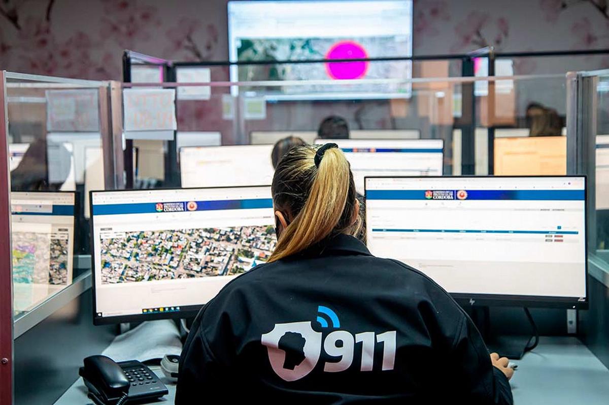 Operadora del 911 de Córdoba.