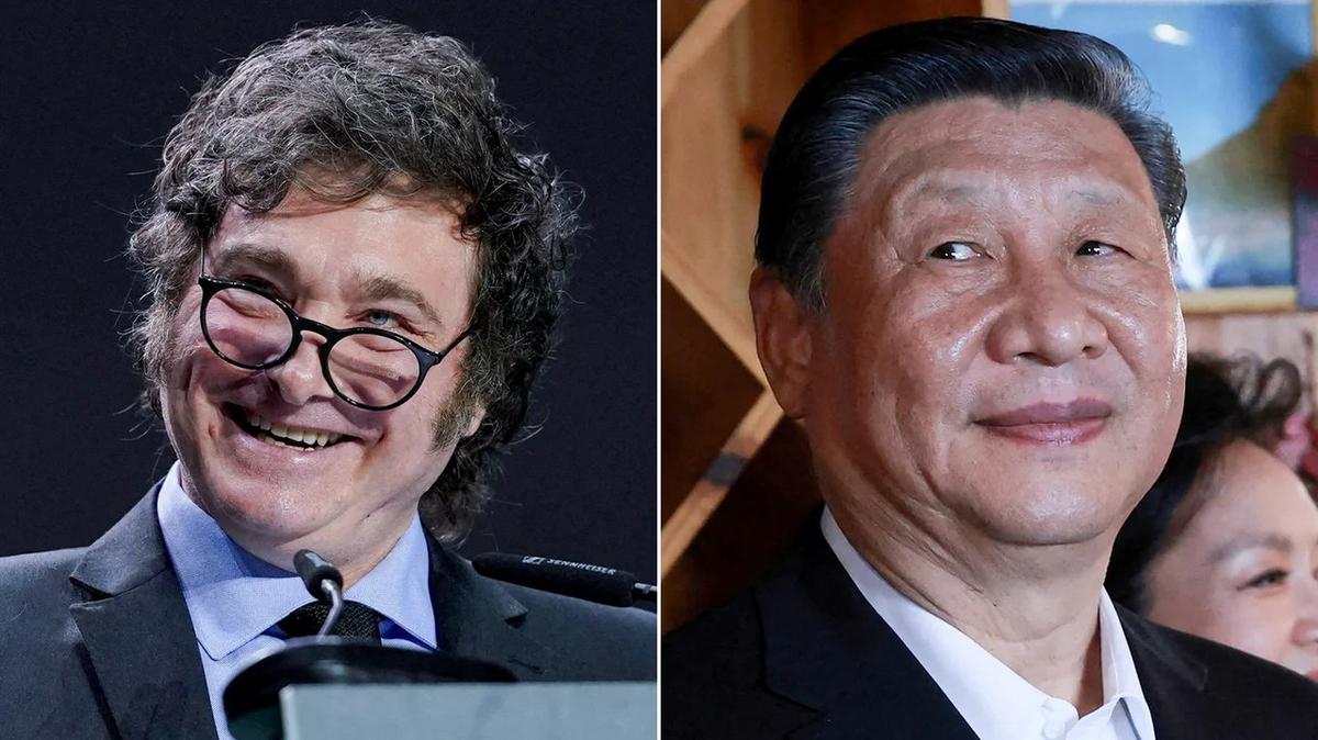 FOTO: Javier Milei y Xi Jinping (Foto:NA)