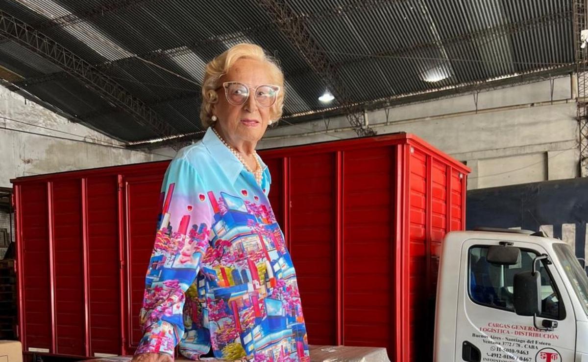 Marta Beatriz Echaul, la empresaria de 100 años.
