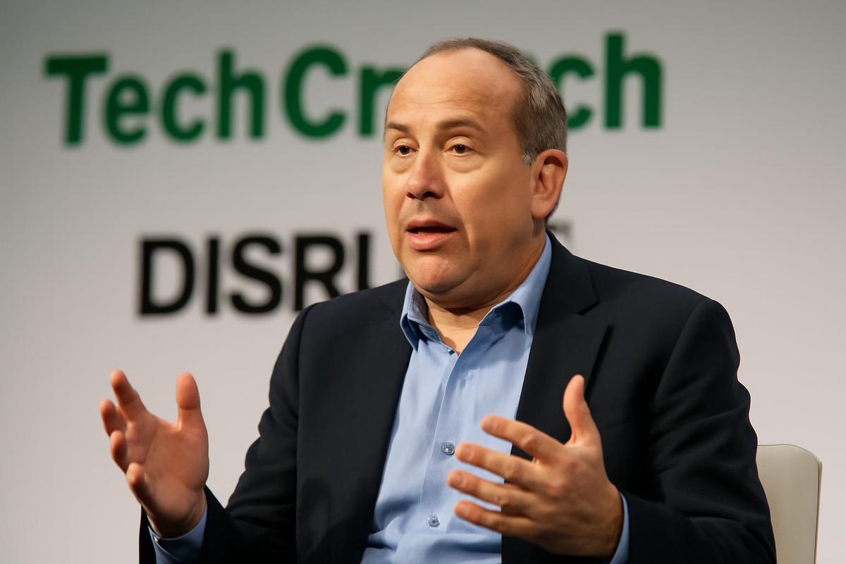 El CEO de Cerebras, Andrew Feldman, durante su presentación en TechCrunch Disrupt 2026.