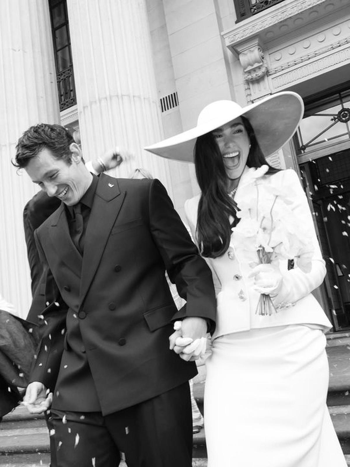 Dua Lipa y Callum Turner. Foto: Agencia NA/Redes