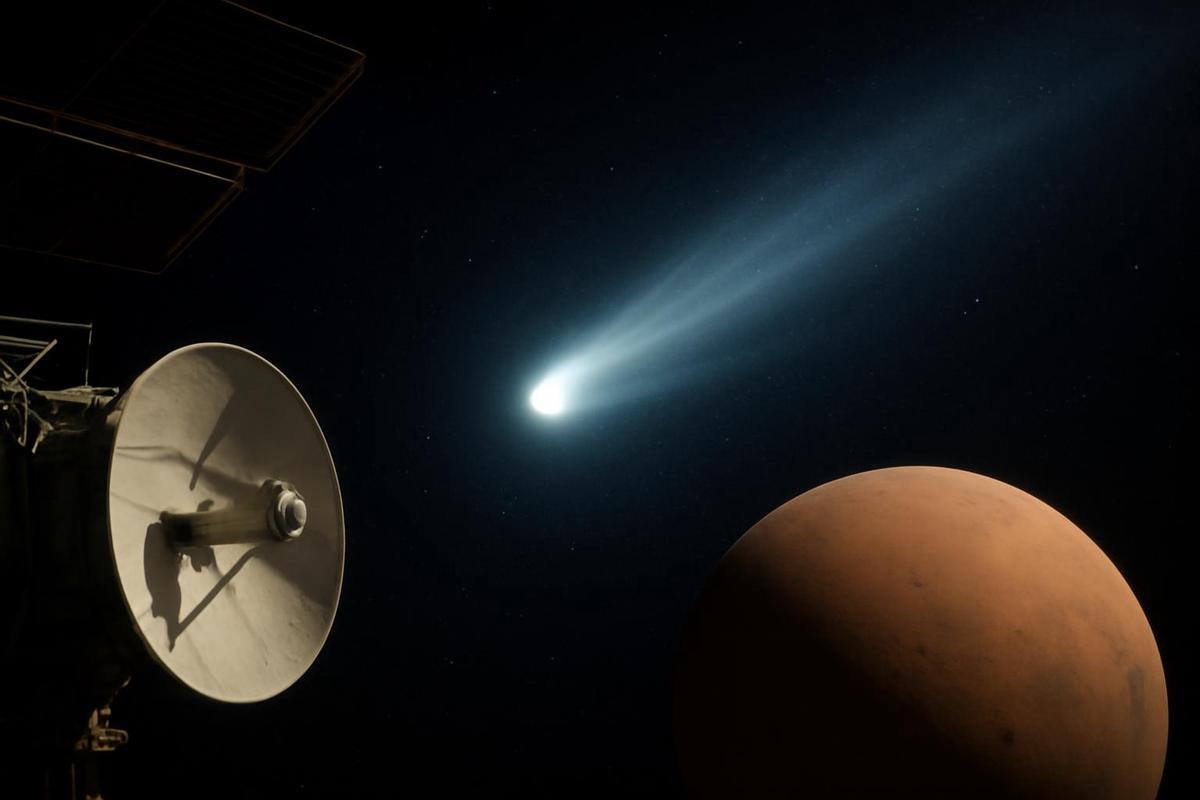 El cometa 3I/ATLAS fotografiado por Tianwen-1