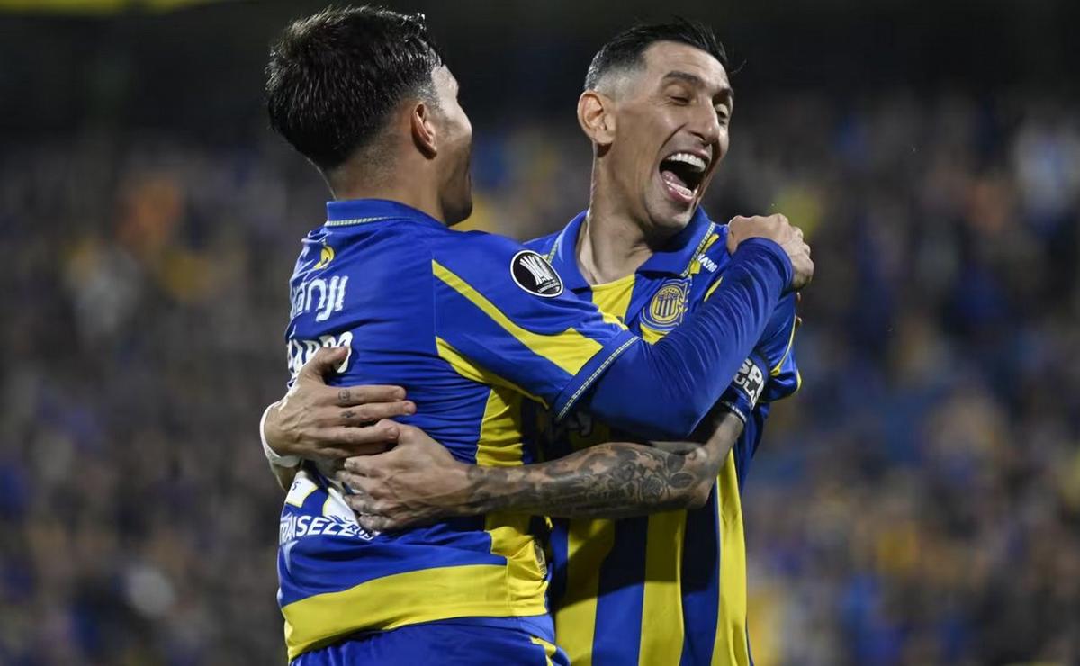 Festejos de gol de Rosario Central