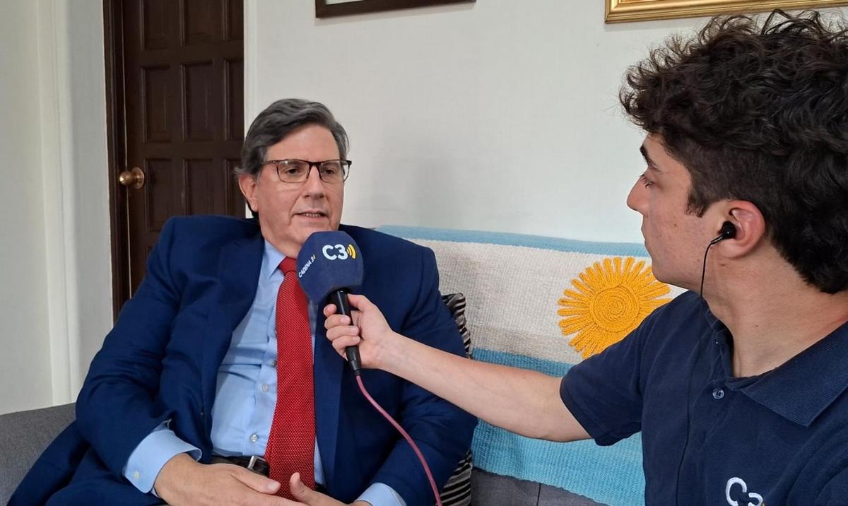 Embajador argentino en Perú, Samuel Ortiz Basualdo.