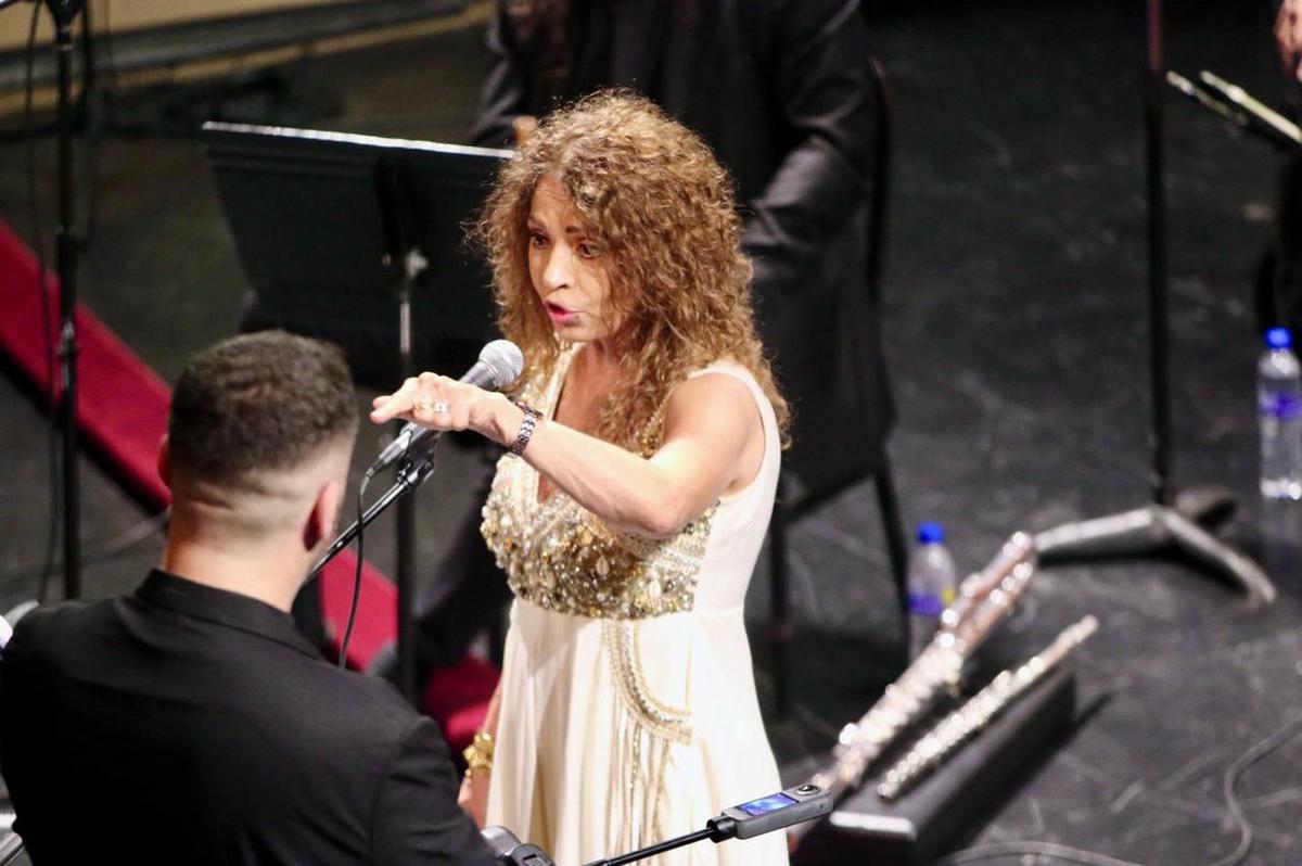 Patricia Sosa en un emocionante concierto en el Libertador. (Daniel Cáceres/C3).