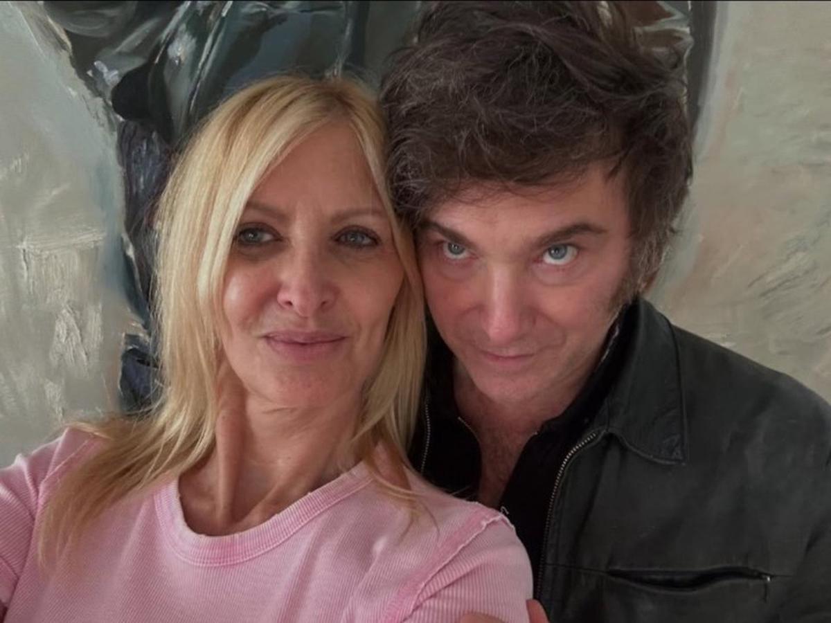 Yuyito González y Milei. Foto: Agencia NA/ redes sociales.