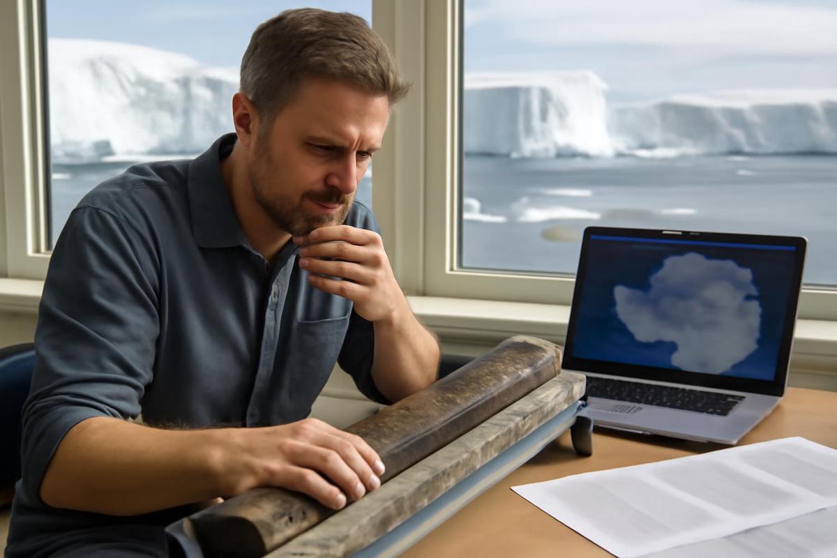 Colapso de hielo en la Antártida