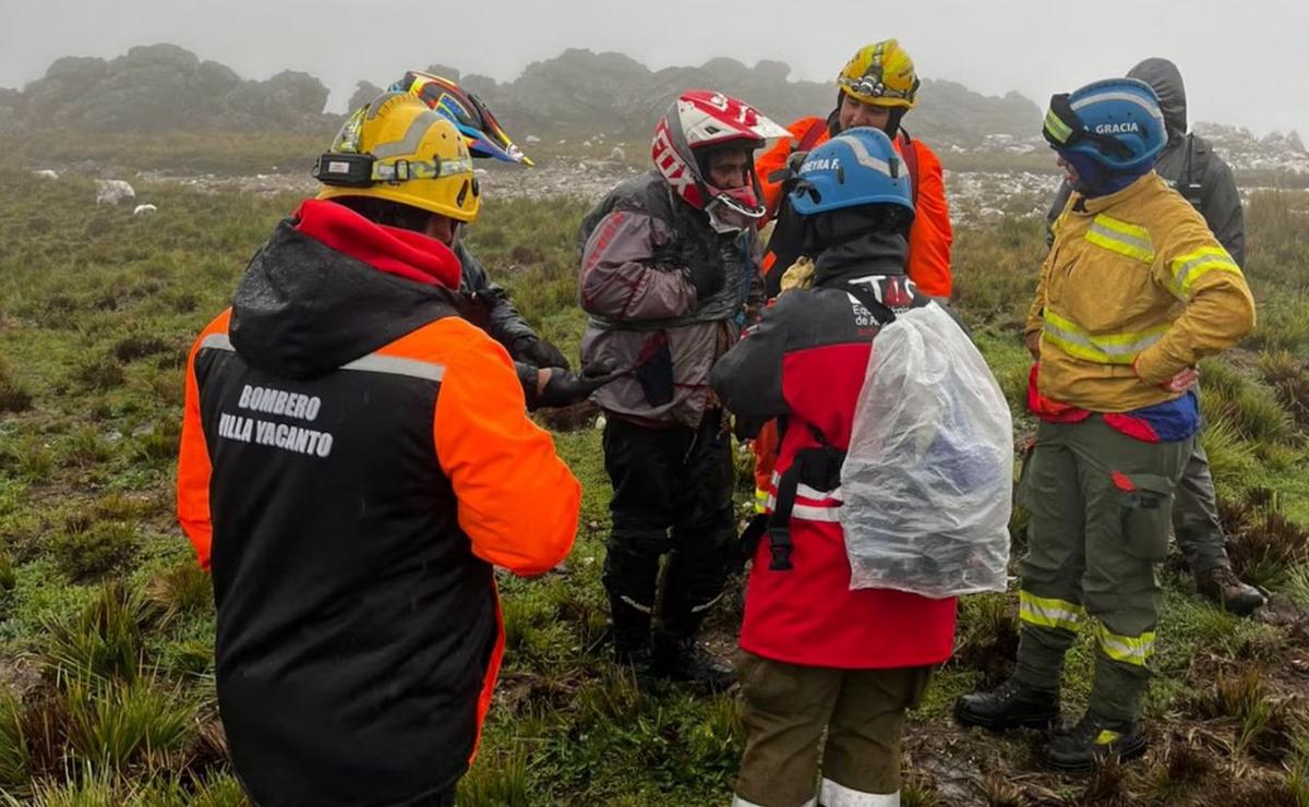 Rescataron a un motociclista en el Champaquí: se descompensó y fue asistido.