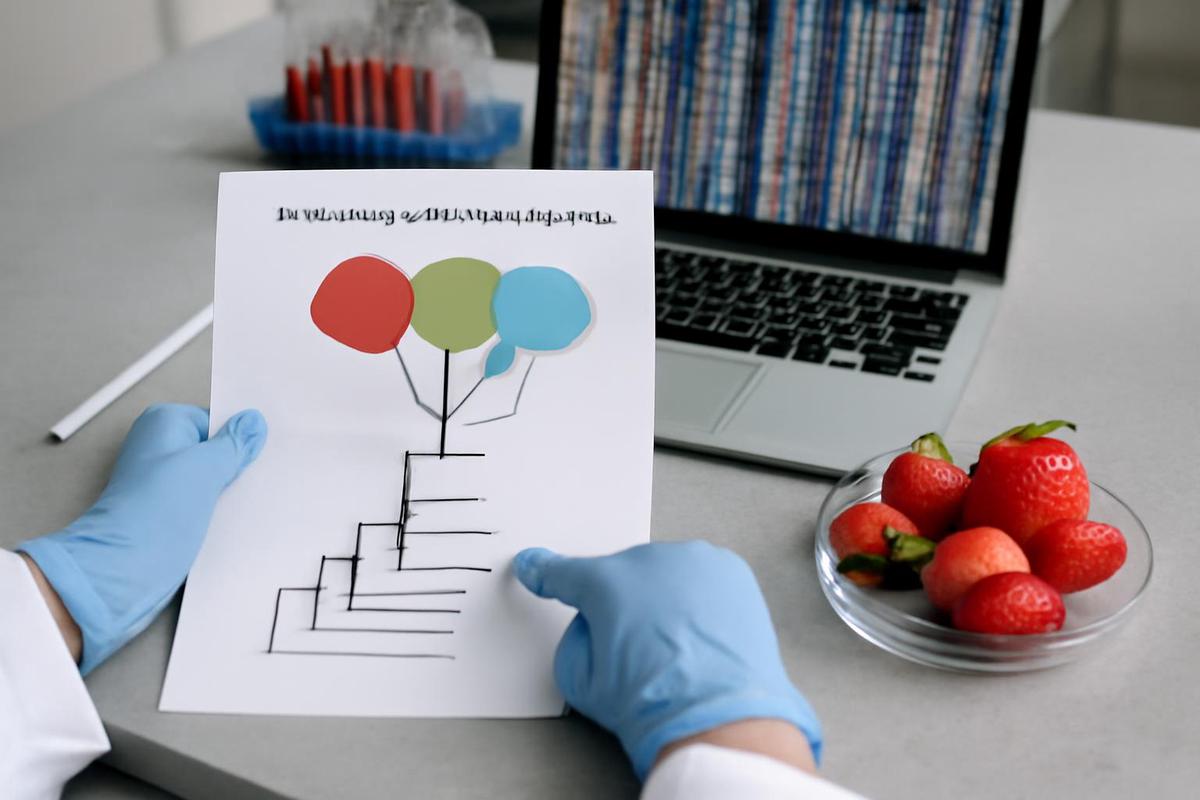Investigación sobre el ADN de las fresas
