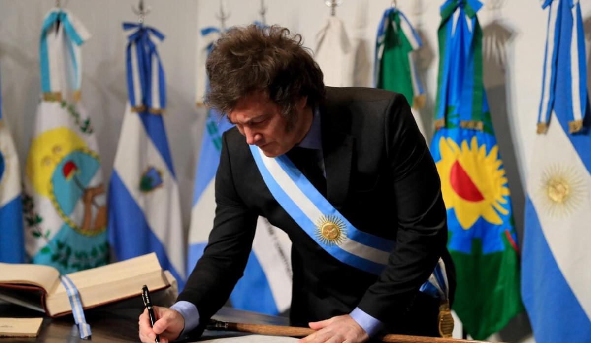 FOTO: Javier Milei, presidente de Argentina