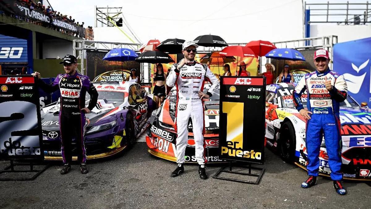 Agustín Canapino consiguió la pole en la clasificación del sábado.