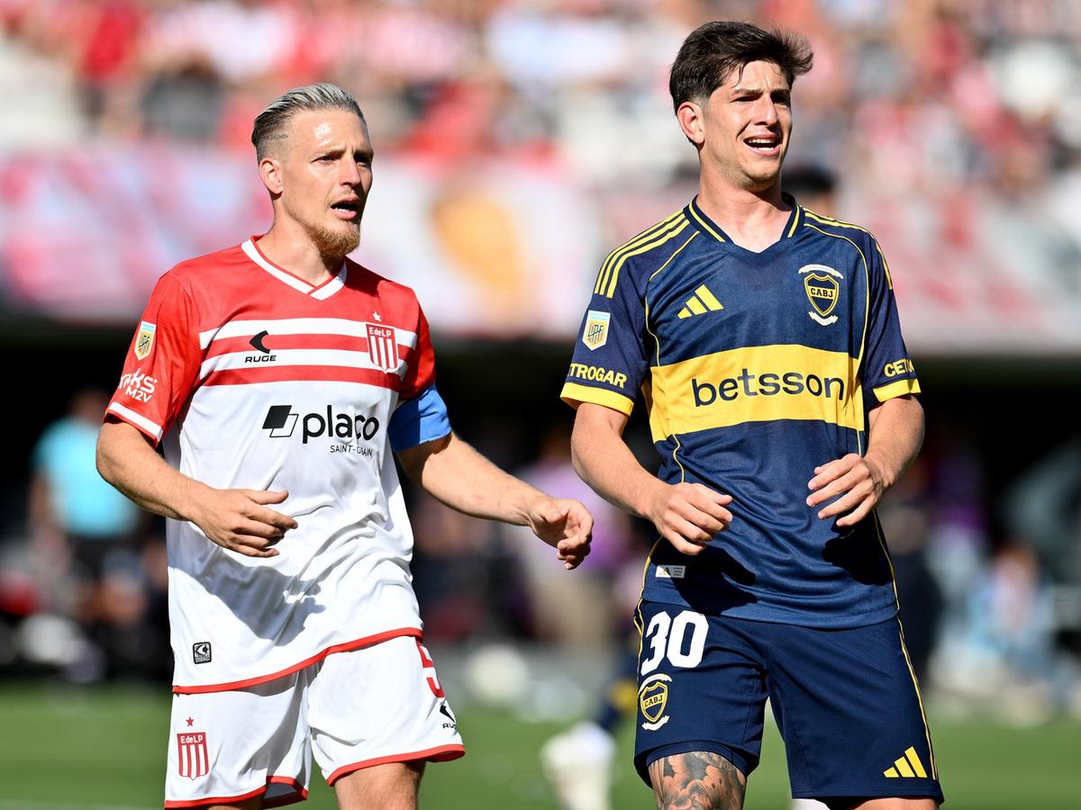 Boca le ganó a Estudiantes en La Plata.