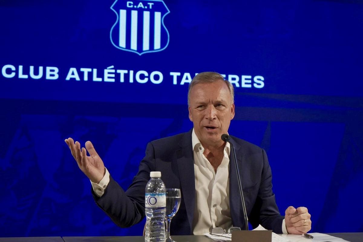 FOTO: Andrés Fassi, presidente de Talleres.