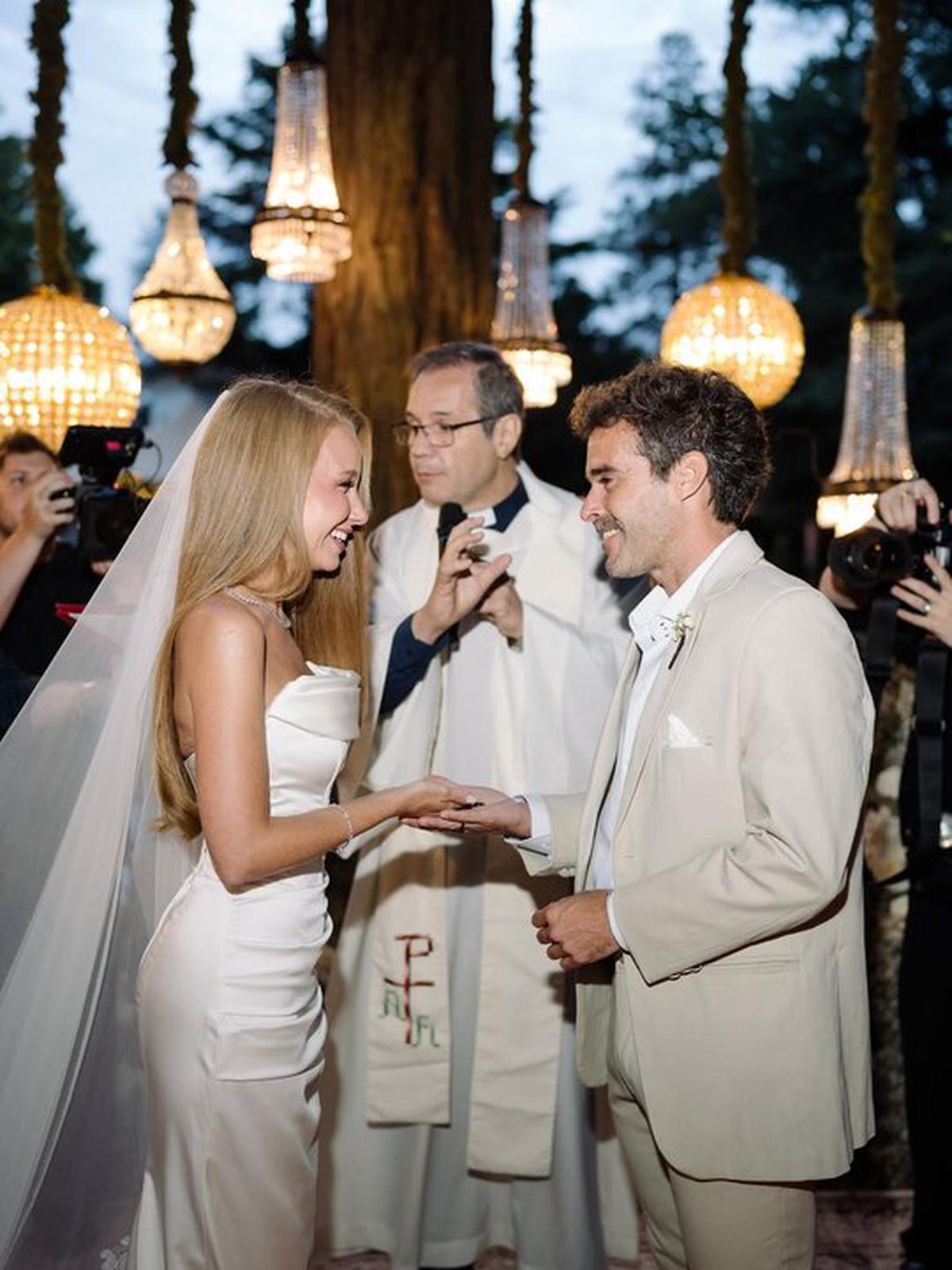 Las románticas imágenes de la boda de Nicolás Cabré y Rocío Pardo. Foto: Agencia NA (Instagram: @rrociopardo)