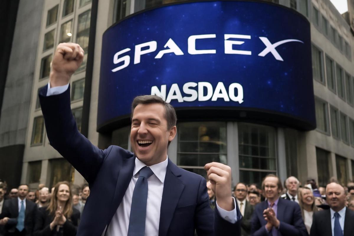 SpaceX en su debut en la bolsa