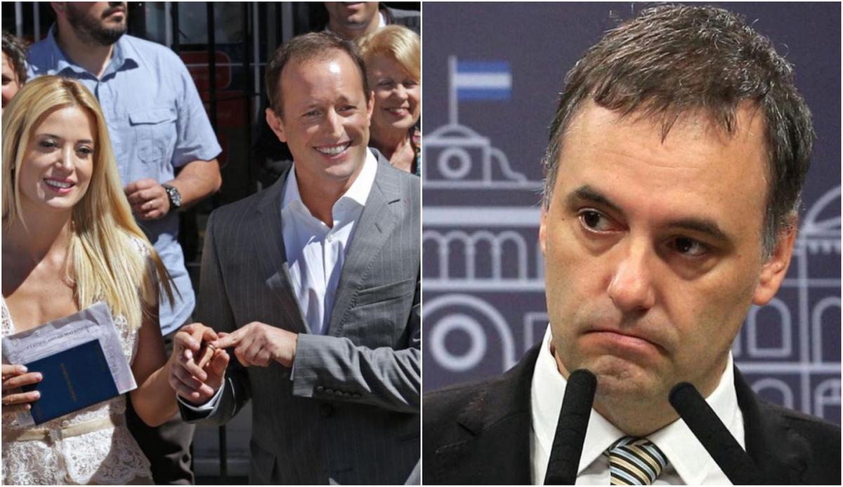 Jésica Cirio, Martín Insaurralde y Manuel Adorni.