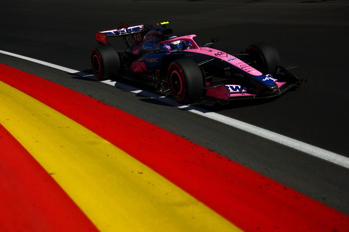 Franco Colapinto brilló en la clasificación con su A526. (Foto: F1)