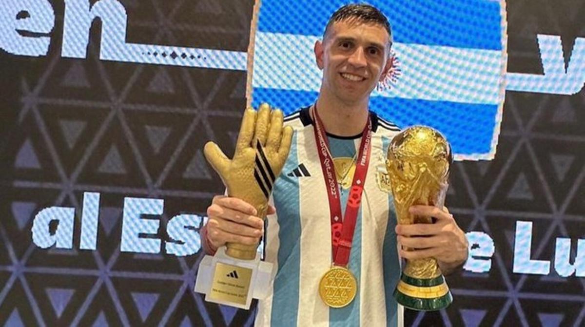 Dibu Martìnez y sus ganas de un nuevo Mundial.