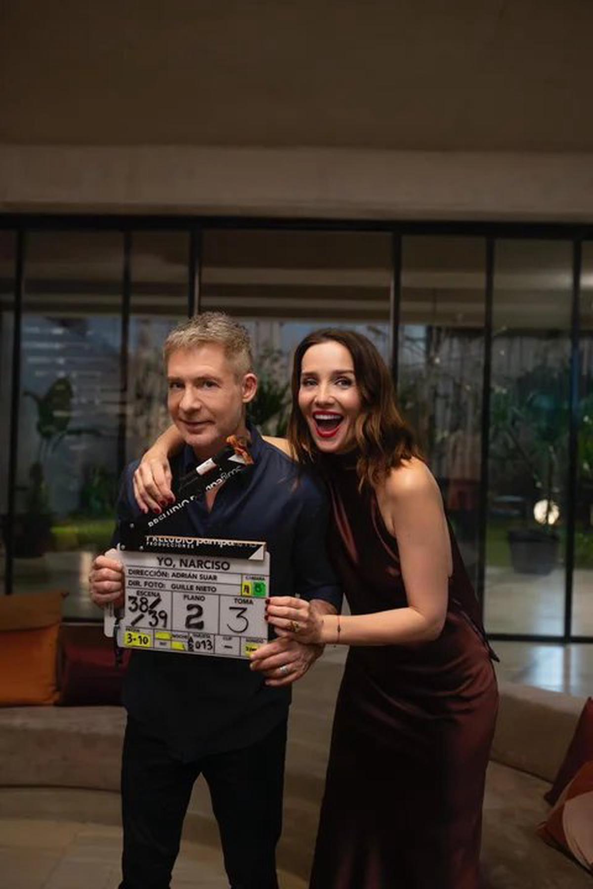 Las primeras imágenes de Adrián Suar y Natalia Oreiro durante la filmación que los unió en la pantalla grande.