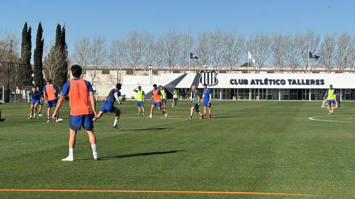 Omar De Felippe, en su primera práctica en la 